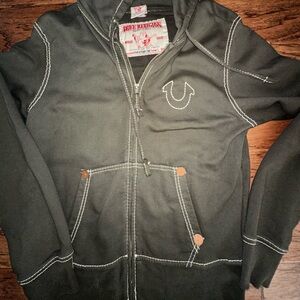True Religion Big T Hoodie Vintage